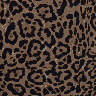 Karolína Sofistikovaná Midi Sukně Leopardí Rozparem