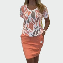Eva Elegantní Top A Sukně DesignováExkluzivníKolekce
