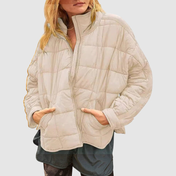 Gabriela - Lehká kompaktní prošívaná bunda na zip