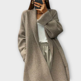 Euphemia - Dlouhý pletený cardigan
