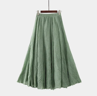 Kristýna Elegantní Vysokopásová Dlouhá Sukně Vzdušná