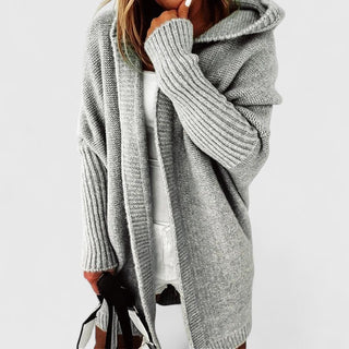 Daniela – Dlouhý cardigan s kapucí