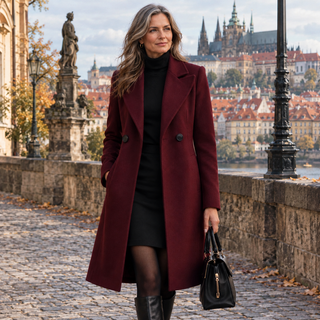 Vivienne – Legantní dvouřadý kabát na míru